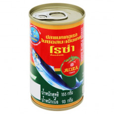 โรซ่าปลากระป๋องปลาแมคเคอเรลในซอสมะเขือเทศ 155 กรัม 로사브랜드 사딘