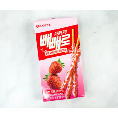 PEPERO STRAWBERRY COOKIE(รสสตอเบอร์รี่) 37 กรัม 빼빼로 스트로베리쿠키 37G
