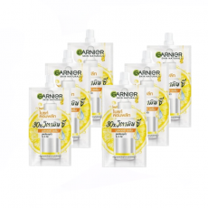 ❤️NEW❤️การ์นิเย่ไบรท์คอมพลีท30Xวิตามินซี(1กล่อง*6ซอง) 노랑색(레몬) 3-15  GARNIER skin naturals SPF30 PA+++