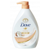 ครีมอาบน้ำโดฟ สีครีม มะพร้าว ข้าวโอ้ต 1L (รักษาผิวหยาบกร้าน)도브 바디워시 수딩 코코넛 오트 바디워시 1L