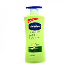 วาสลีนขวดสีเขียว สูตรว่านหางจระเข้ ( Vaseline Aloe Soothe) 400มล 바세린400 (초록색)