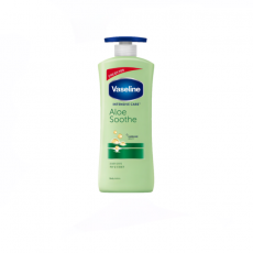 วาสลีนขวดสีเขียว สูตรว่านหางจระเข้ ( Vaseline Aloe Soothe) 400มล 바세린400 (초록색)