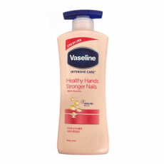 วาสลีนโลชั่น Healthy Hands Stronger Nails (สีชมพู) 350มล 바세린400 (핑크색)