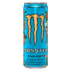 Monster Energy สีฟ้า รสมะม่วงหวาน 몬스터에너지 망고로코 파랑 355ml(달콤한 망고맛)