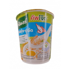 คัพโจ๊ก รสกุ้ง+ปูอัด 32 กรัม 크노르 쉬림프 컵죽 32g 1pc(파랑)