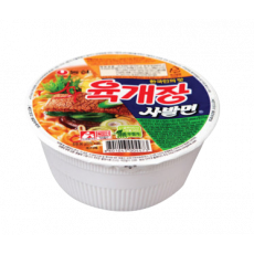 มาม่าซุปเนื้อเผ็ดเกาหลี ยุคเกจัง แบบถ้วยคัพ 육개장사발면컵(소)