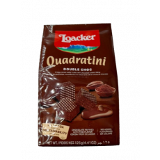❤️NEW❤️ เวเฟอร์ชิ้นเล็ก Loacker รสช็อกโกแล็ต110 กรัม 로아커 더블초코 (DOUBLE CHOC)