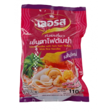 เลอรสก๋วยเตี๋ยวเย็นตาโฟต้มยำ**เส้นเล็ก** 110g LERROS 옌타포 와이드 라이스 누들