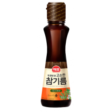 น้ำมันงารสชาตินัว 110มล (*สินค้ามีหลายยี่ห้อจะจัดส่งตามสต็อกช่วงนั้นๆ) 고소한 참기름 110ml