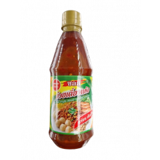 อร่อยจริงซอสก๋วยเตี๋ยวแห้ง 520g AROIJINGG 타이 스타일 드라이 누들용 소스 520g