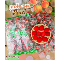 ❤️NEW❤️ ท้อแดงลูกพีชแช่อิ่ม 1กิโลกรัม복숭아 피클 Peach FRUITASY 1kg