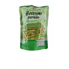 ❤️NEW❤️★เขียว★ ปังกรอบ เนยหนึบ รสมัทฉะชาเขียว 50g 브라우니 크리스피 토스트 녹차맛 초록색 50g
