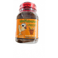 ❤️NEW❤️ ★400g★ กระปุกส้ม ปลาร้าปลารวม ★400g★ (빠라병-주황스티커) 물고기 그림