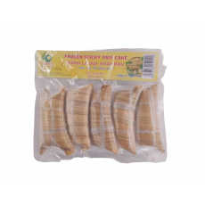 ❤️NEW❤️ ★สีเหลือง★ ข้าวต้มผัดแช่แข็ง 500g 반라두아다우 녹두 500G (BANH LA DUA NHAN DAU)-노랑색(스티키 라이스 떡 케이크)