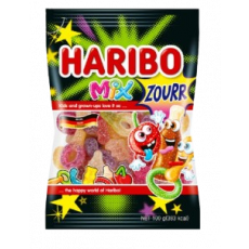 ❤️NEW❤️Haribo เยลลี่หมี มิกซ์ซาวร์ 80g 하리보 믹스 사우어 80g