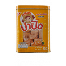 ❤️NEW❤️ (สีส้ม) ปาปัง เวเฟอร์ไส้ครีมกลิ่นส้ม350g PAPANG 오렌지맛 크림 필드 웨이퍼 350g