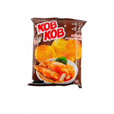 ❤️NEW❤️ ก๊อบกอบ รสต้มยำกุ้ง48g ★갈색★ 콥콥 포테이토 칩 똠얌꿍향 48g