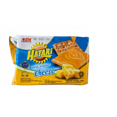 ❤️NEW❤️ Hatari ฮาตาริ แครกเกอร์รสชีส120g 하타리 말키스트 치즈맛 크래커 120g