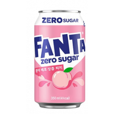 ❤️NEW❤️ แฟนต้า กระป๋องชมพู ซีโร่ รสพีช 355 มล. 환타 제로 복숭아355ml