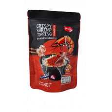 ❤️NEW❤️ คางกุ้งกรอบโรยข้าว รสสไปซี่40g 크리스피 쉬림프 토핑 스파이시 40g