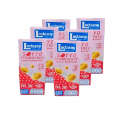 ❤️NEW❤️ ★6pc★ แลคตาซอย รสสตอเบอรี่180ml ★★6개입★★ 딸기 락타소이 딸기 180ml