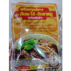 ⚡เติมสต็อค⚡เครื่องปรุงเลิศรสสูตร ต้มพะโล้-ต้มขาหมู (พร้อมห่อผ้า)35กรัม  우드스틱믹스-주황색
