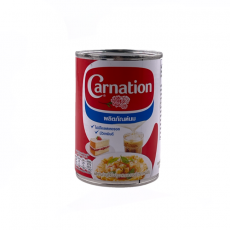 นมข้นจืด ตรา คาร์เนชั่น　405กรัม (สำหรับปรุงอาหารและเบเกอรี่) 카네이션(연유)