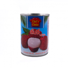 ลิ้นจี่กระป๋อง　ตราเชฟช้อย ขนาด 565 กรัม 쉡초이스 리치 통조림 565g