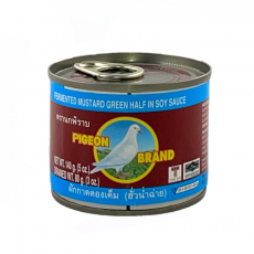 ผักกาดดองเค็มกระป๋องฮั่วน่ำฉ่ายตรานกพิราบ 140 กรัม 애기양배추절임(파란색)-김치캔